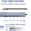 هاب 7 در 1 USB 3.0/USB 2.0/HDMI/ SD/MicroSD/TF /USB C - Image 2