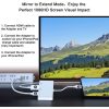 مبدل لایتنینگ  3 در 1 Charging Splitter/USB Camera Adapter/ - Image 3