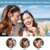 دوربین فیلم برداری مدل 4K Camcorder 48MP 60FPS 30X IR Night Vision - Image 7