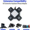 آداپتور مکبازل KX Keyboard & Mouse Converter برای N-Switch/Xbox One/PS4/PS3 - Image 5