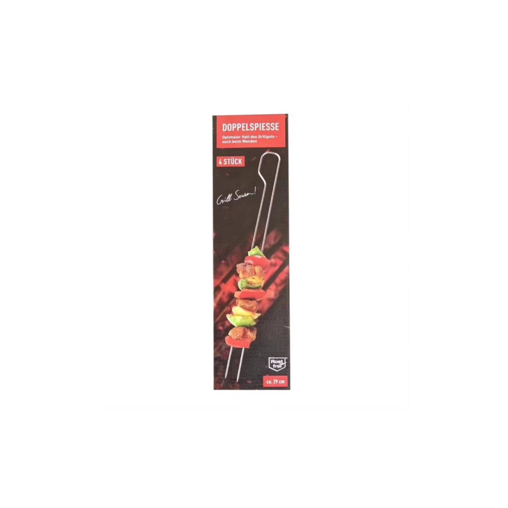 سیخ دو تکه گریل/ گوشت/ کبابی 4 عددی آلمانی برند GRILLMEISTER