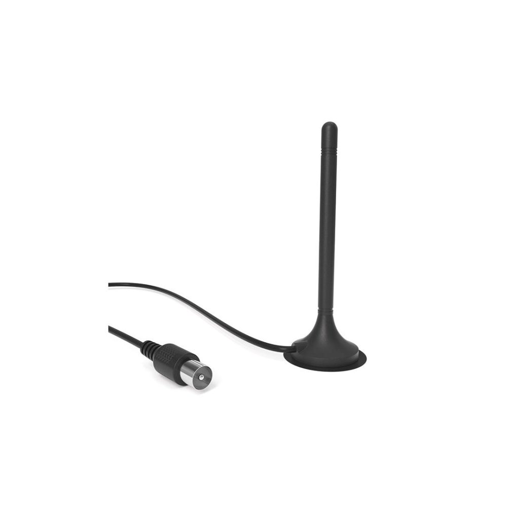 آنتن DVB-T2 (DVB-T2  HD، دریافت دیجیتال، پای مغناطیسی پایدار، کابل 3 متری برند KabelDirekt