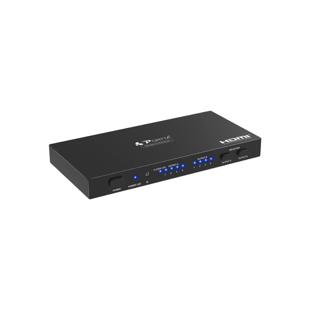 تقسیم کننده HDMI ماتریس PORTTA HDMI Matrix  4 in 2