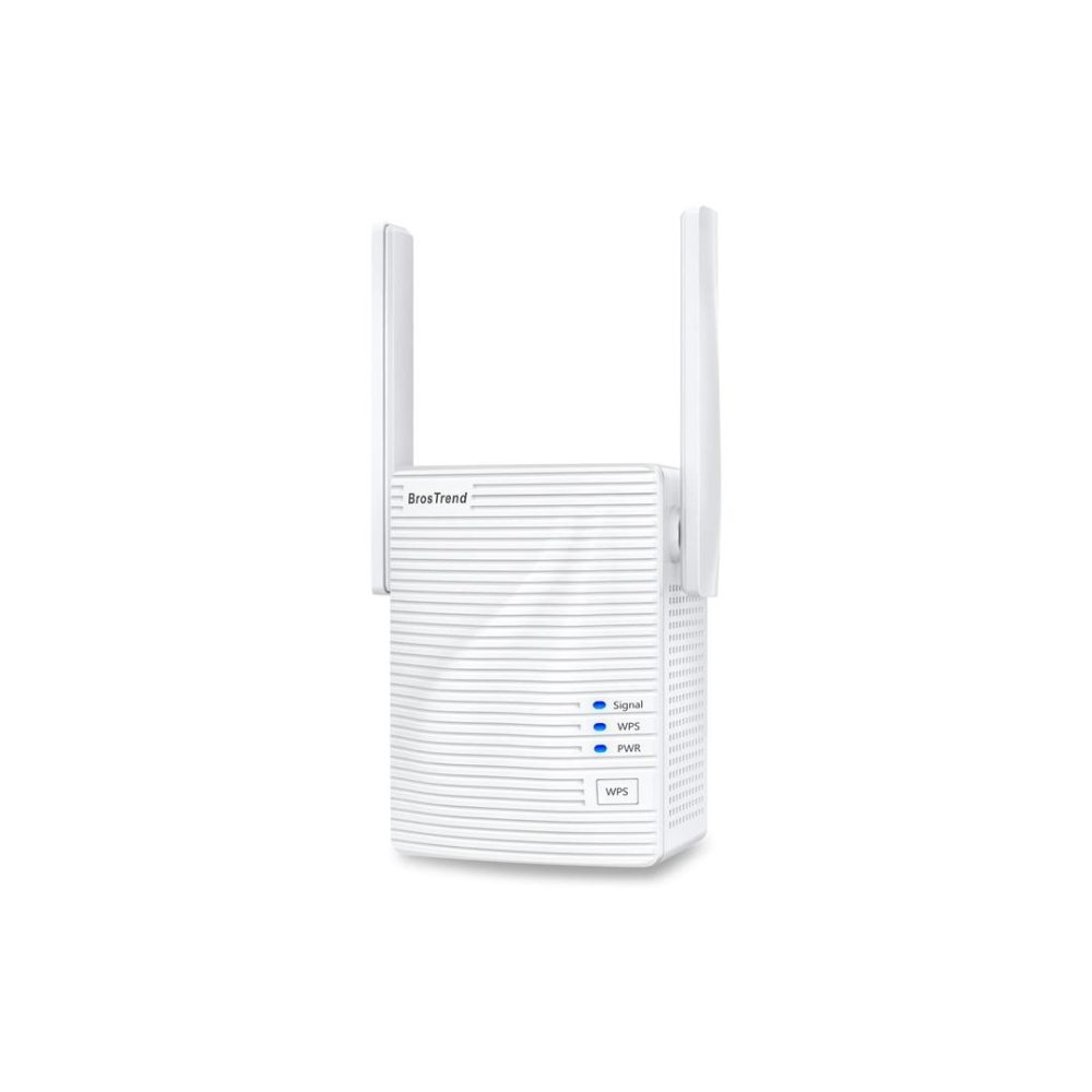 تقویت کننده وای فای BrosTrend، WiFi تقویت کننده دوگانه WLAN AC1200، WPS، پورت LAN