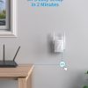 تقویت کننده وای فای BrosTrend، WiFi تقویت کننده دوگانه WLAN AC1200، WPS، پورت LAN - Image 2