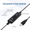 هدست USB با حذف نویز میکروفون و کنترل‌های صوتی برند Callez - Image 2