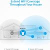 تقویت کننده وای فای BrosTrend، WiFi تقویت کننده دوگانه WLAN AC1200، WPS، پورت LAN - Image 4