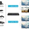 تقسیم کننده HDMI ماتریس PORTTA HDMI Matrix  4 in 2 - Image 5