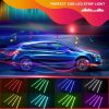 ال ای دی RGB نورپردازی داخلی خودرو نوار 4 عددی برند bedee - Image 5