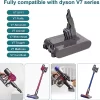 باتری 4000mAh 21.6V V7 به روز شده سازگار با جارو شارژی بی سیم Dyson V7 - Image 3