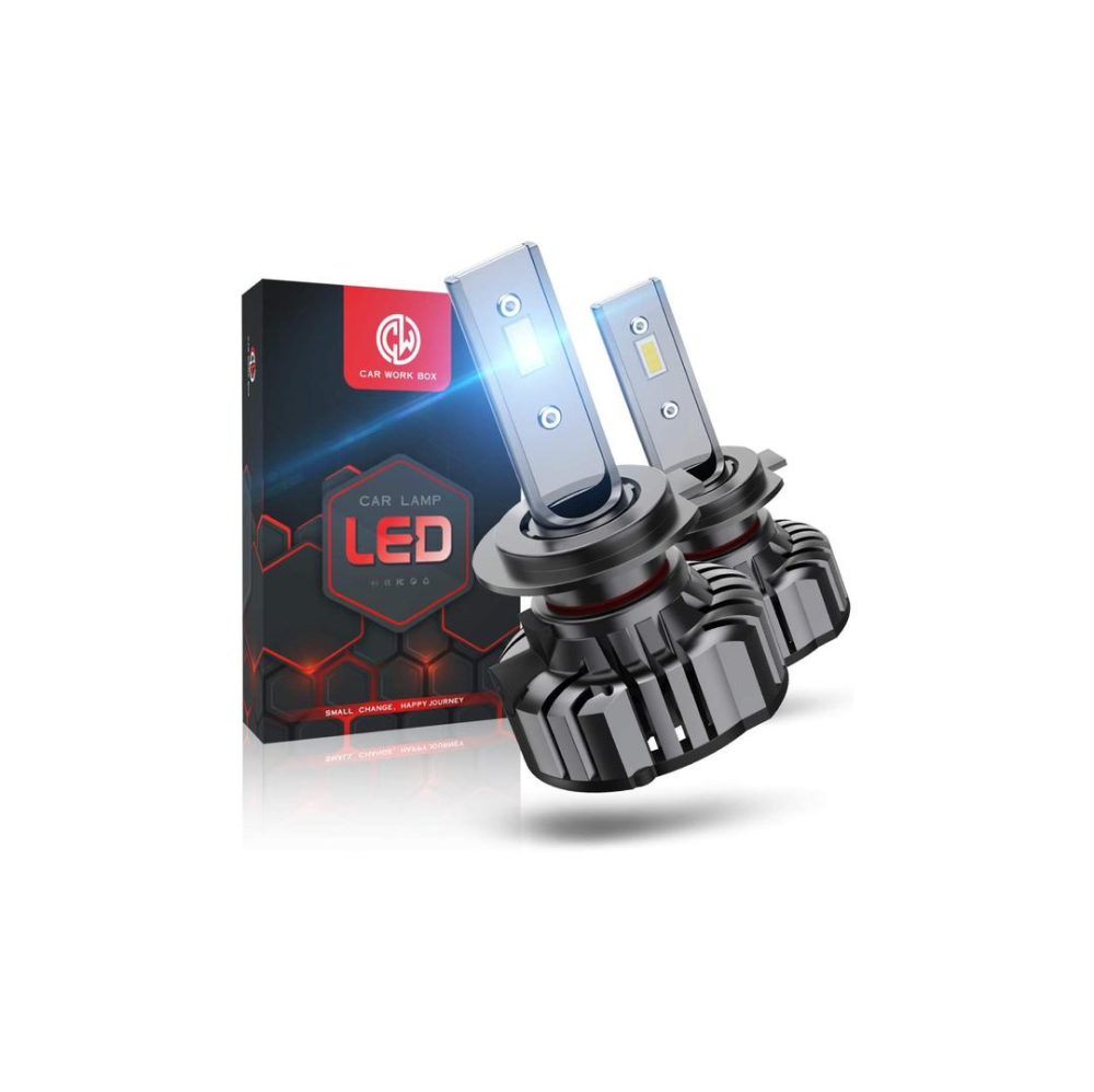 هدلایت زنون اتوموبیل H7 LED 12000LM، لامپ 6000k