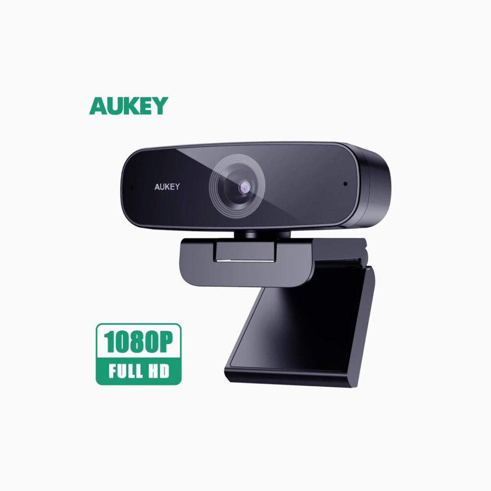 وب کم AUKEY 1080p با میکروفون، Plug&Play