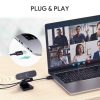 وب کم AUKEY 1080p با میکروفون، Plug&Play - Image 3