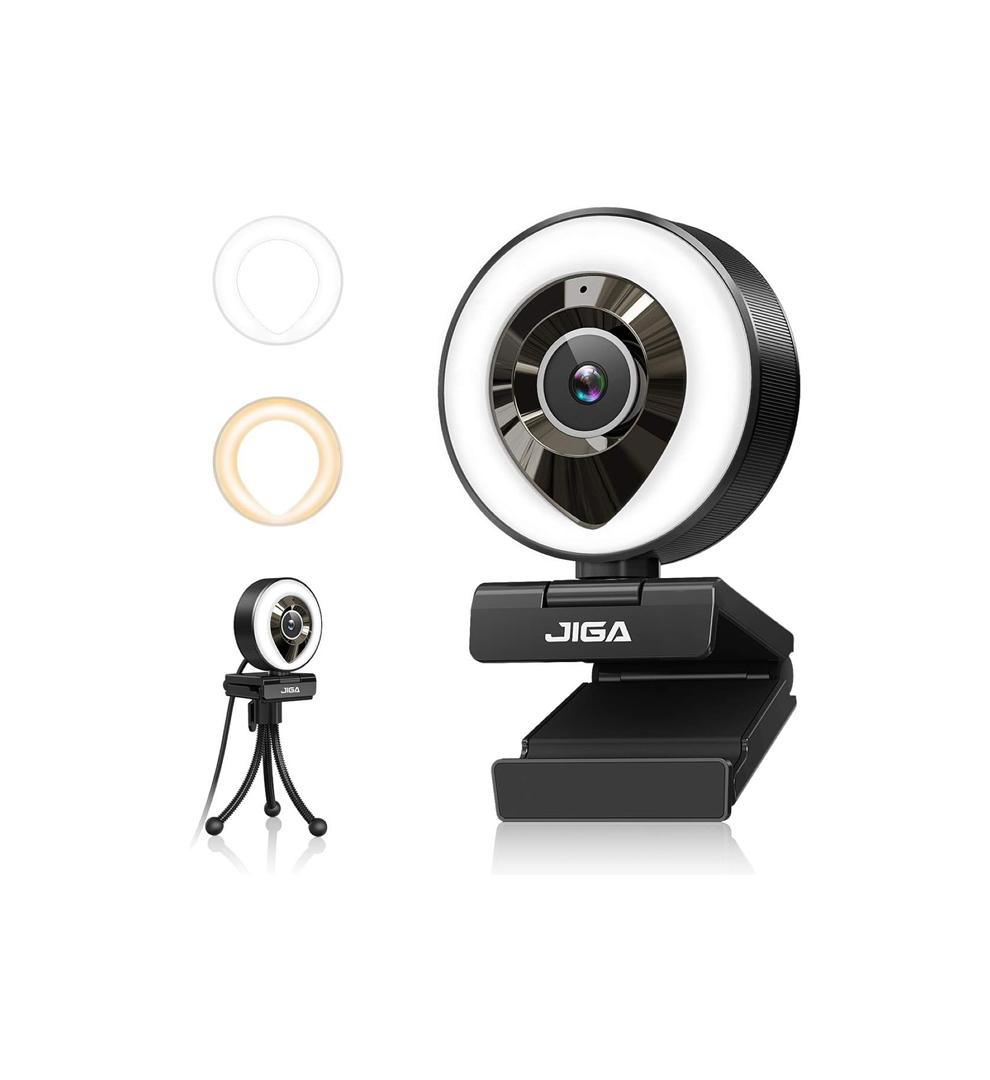 وب کم جیگا مدل JIGA Streaming Webcam right light pr