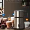 فوم ساز شیر میلک فوتر بخارپز شیر اتوماتیک 4 در 1 استیل ضد زنگ برند milk frother - Image 7