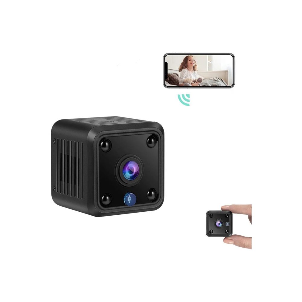 دوربین مخفی بی‌سیم WiFi، M206 1080P HD  دید در شب، تشخیص حرکت،قابل شارژ برای محیط‌ های بیرونی