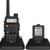 واکی تاکی تک دو طرفه Pofung BF5RUV Walkie Talkies 5R Dual Band VHF/UHF - Image 4