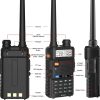 واکی تاکی تک دو طرفه Pofung BF5RUV Walkie Talkies 5R Dual Band VHF/UHF - Image 3