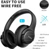 هدفون استریو بلوتوثی با درایورهای دوگانه 40 میلی متری و فناوری ایزوله نویز برند KVIDIO WH201A - Image 2