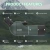 دوربین ضد آب HD با سه پایه، کیف حمل و آداپتور تلفن هوشمند برای تماشای پرنده سافاری، مناظر حیات وحش - Image 8