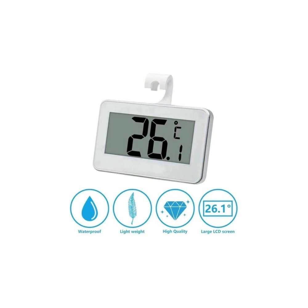 دماسنج  یخچال و فریزر خانگی LCD دیجیتال با قلاب آویزان
