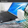 شارژر مک بوک قابل حمل آداپتور برق متناوب 85 واتی با کابل شارژ 1.8 متری، دوشاخه اتحادیه اروپا (سفید) - Image 4