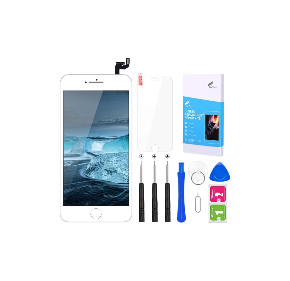 کیت LCD صفحه نمایش 4.7 اینچی دیجیتایزر iPhone 6S  (سفید) برند BuTure
