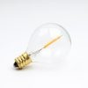 لامپ LED G40 Globe جایگزین ، 0.6W، سفید گرم، 2700K، قابل تنظیم، پایه E12 Candelabra، 220 ولت (25 عددی) - Image 8