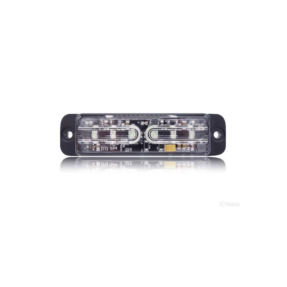 چراغ هشدار  فلاشر زرد  SLIM LOW Profile FLUSH FIT STROBE LED