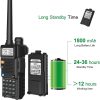 واکی تاکی تک دو طرفه Pofung BF5RUV Walkie Talkies 5R Dual Band VHF/UHF - Image 7
