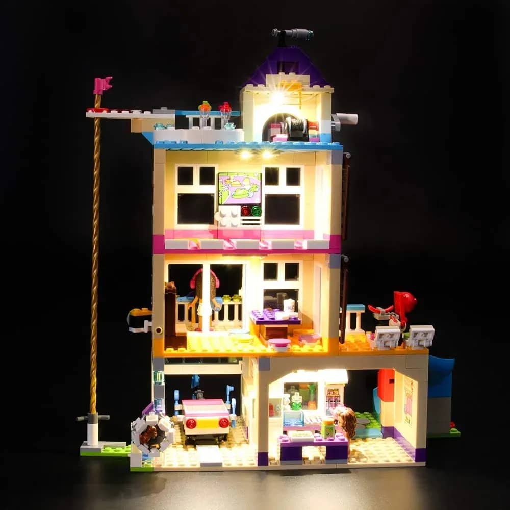 کیت نور بدون لوگو برای (Friends Friendship House) مدل - ست نور LED سازگار با Lego 41340