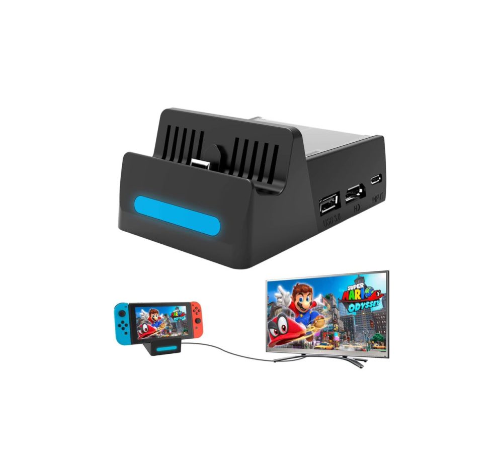 پایه شارژ قابل حمل سوئیچ تلویزیون داک  Nintendo Switch/Switch Charger
