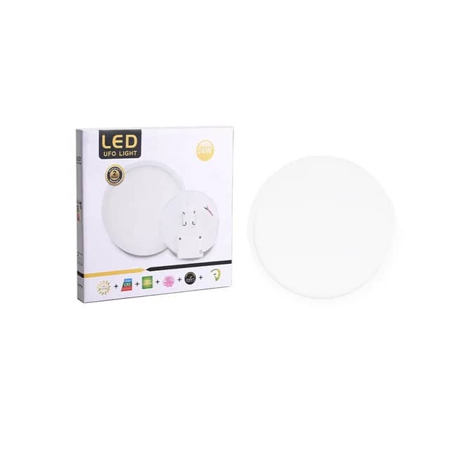 چراغ پانل سقفی دایره ای ال ای دی فوق العاده نازک وات 24 وات AC 85-265 ولت لامپ مدرن