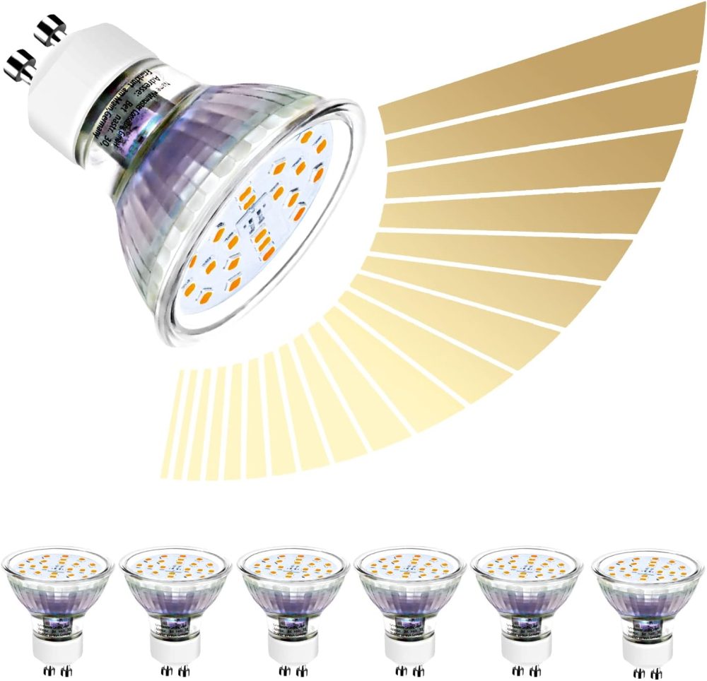 لامپ های هالوژن 65 وات (6 عددی) Dexnump GU10 LED Dimmable