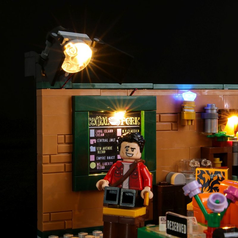 کیت نور بدون لوگو LED Briksmax BX243 برای LEGO® Central Perk 21319