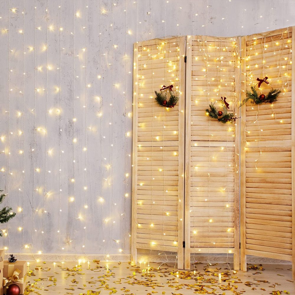 ریسه 6 متری LED برای تزئین پرده چراغ پری کریسمس، مهمانی، جشنواره ها برند salcar