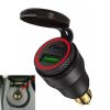 شارژر GPS نوع C PD موتور سیکلت دوگانه USB - Image 11