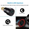 شارژر GPS نوع C PD موتور سیکلت دوگانه USB - Image 6