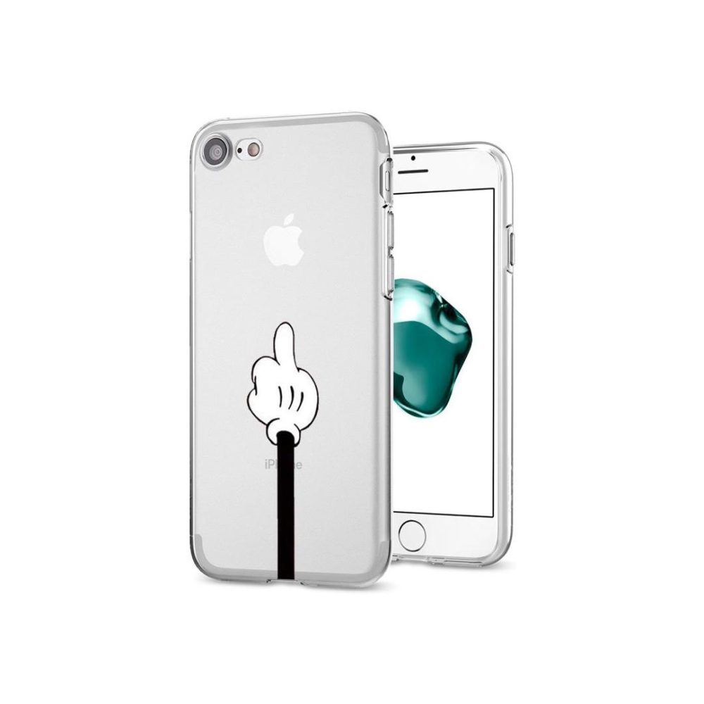قاب محافظ شفاف طرحدار TPU برای iphone 7/8