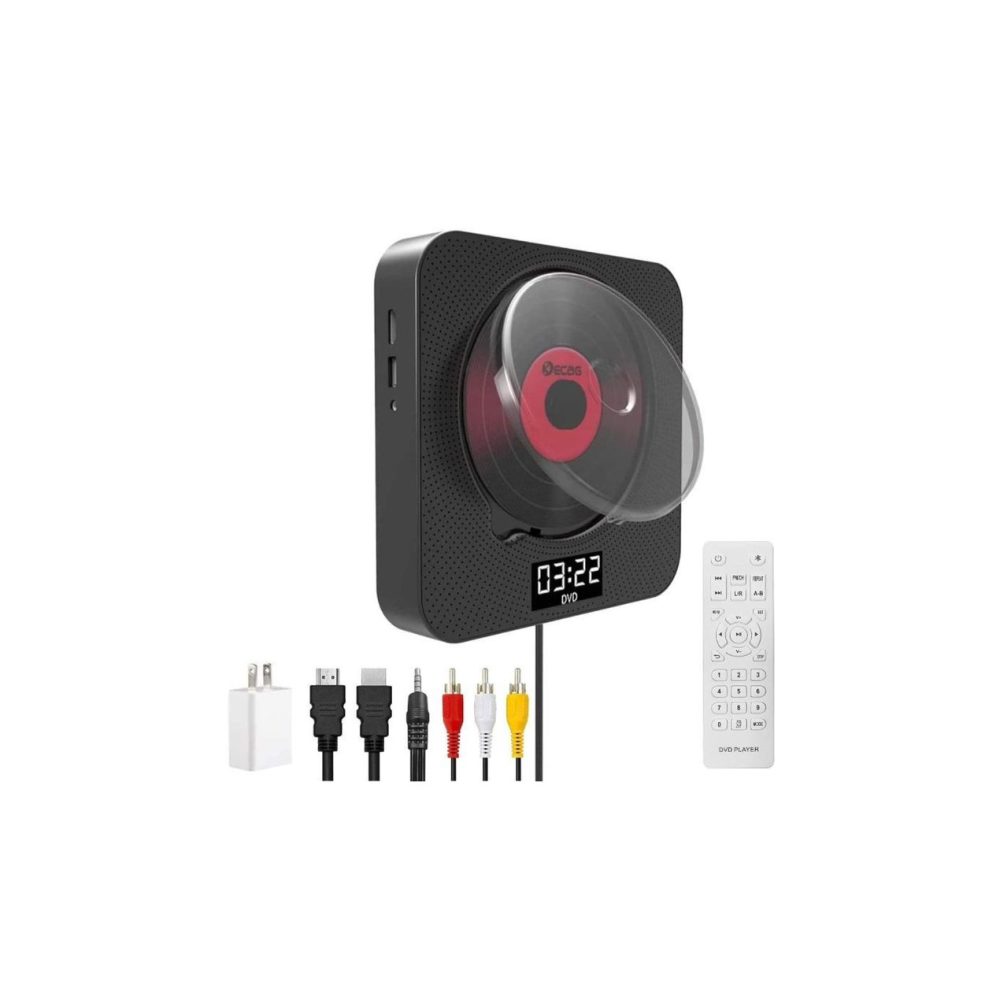 پخش کننده  DVD/CD بلوتوثی قابل نصب روی دیوار USB AV HDMI FM برند KECAG