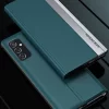 قاب محافظ پایه تاشو مغناطیسی پلی اورتان چرمی برای Samsung Galaxy M23 5G مشکی - Image 4