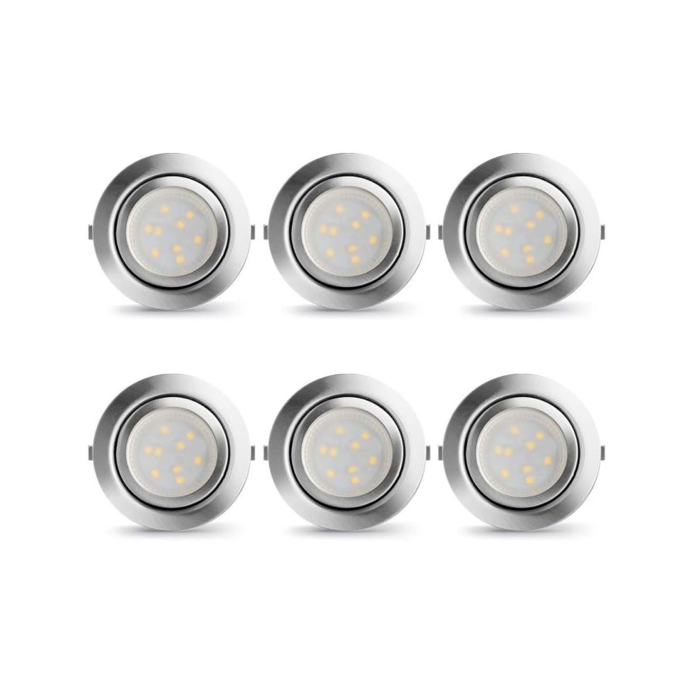 لامپ LED توکار پک 6 عددی با قابلیت کاهش نور در زیر کابینت