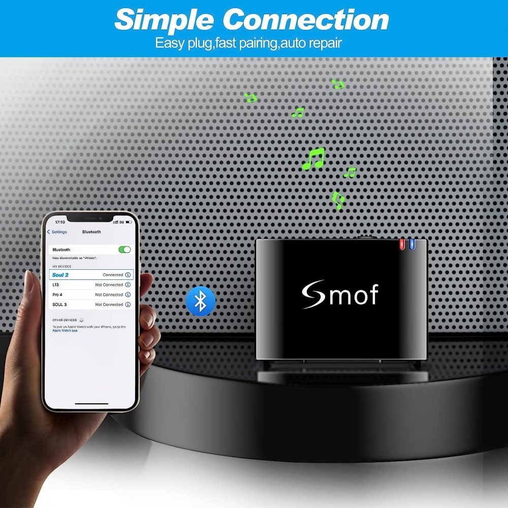آداپتور بلوتوث 30 پین برای Sounddock، گیرنده صوتی برند Smof Premium