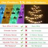 ریسه گیره عکس LED چراغ های تغییر رنگ USB مجهز به ریموت LED Photo Clip - Image 3