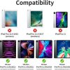 قاب محافظ آیپد iPad Pro 12.9 برای نسل ششم/۵/۴/۳ 2022 2021 2020 2018 چرم PU با نگهدارنده قلم برند DTH-PANDA - Image 2