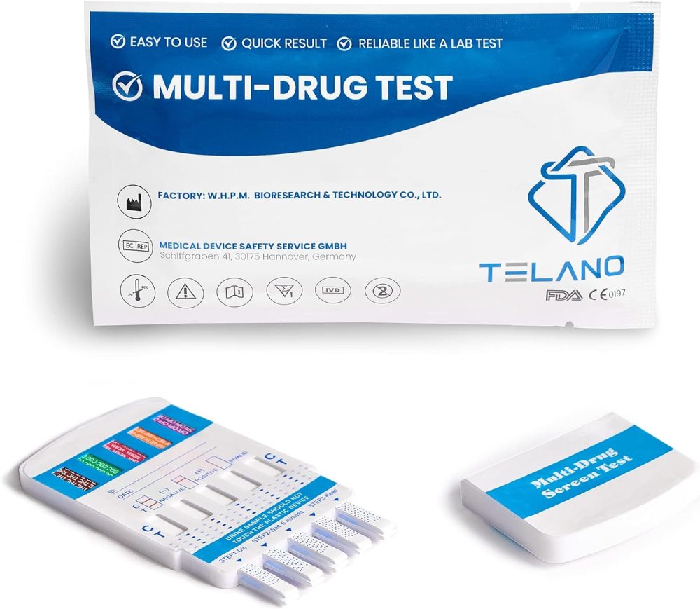 تست سریع دارو برای 10 نوع مخدر Telano® 25 x Drug Test Multi 10 Urine