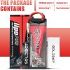 باتری لیپو 5200mAh 7.4V 80C برای RC Evader BX Car RC Truck برند Goldbat - Image 3