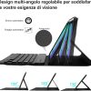 قاب کیبورد  2021 iPad Mini 6 بلوتوثی مغناطیسی ایتالیایی برند QWERTY - Image 7