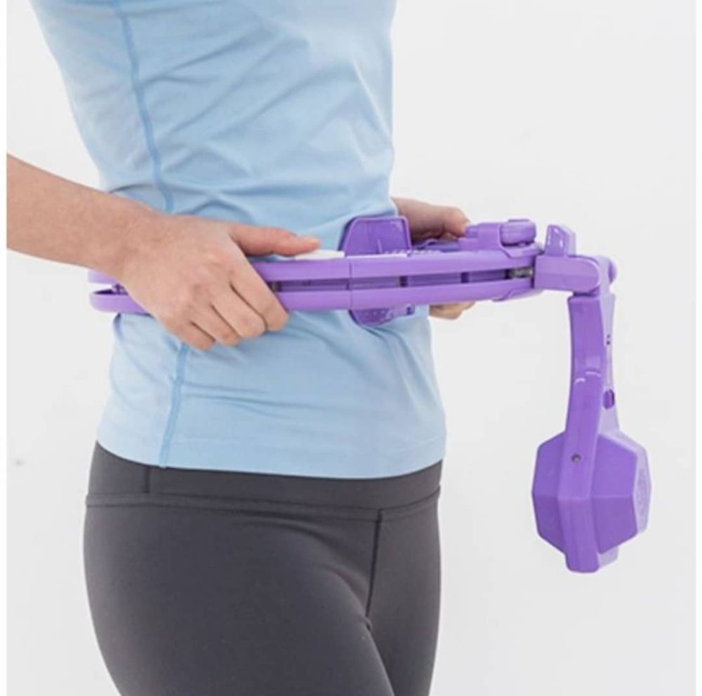 حلقه لاغری و ورزشی هولاهوپ هوشمند دور کمر وزنه دار Smart waist sports ring