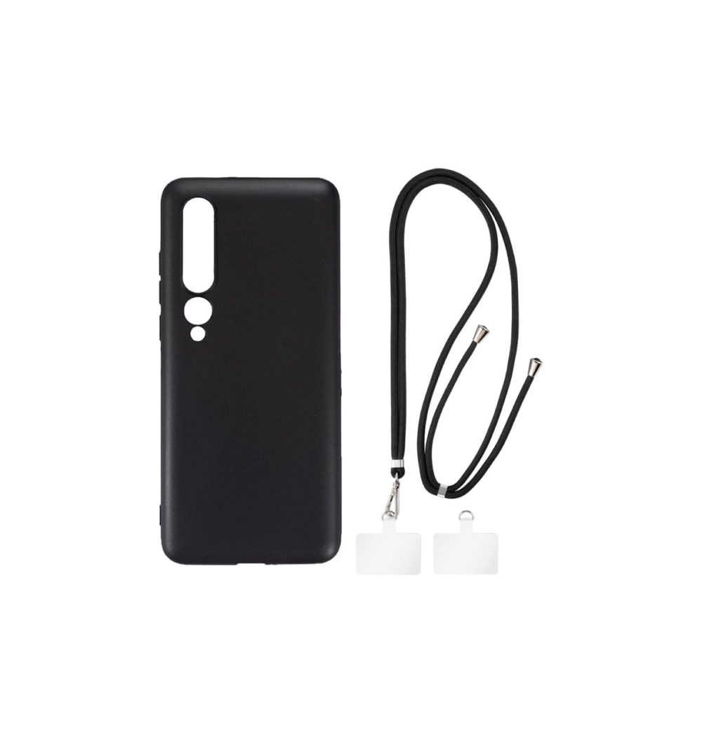 قاب Xiaomi Mi 10 + بند یونیورسال تلفن همراه،محافظ سیلیکونی TPU (6.67 اینچ) برند Shantime